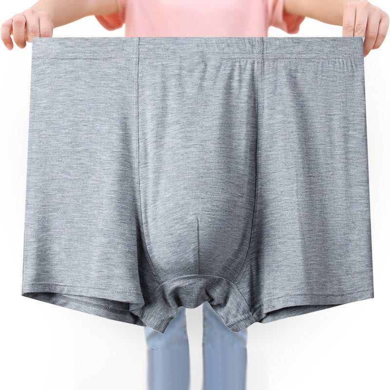Atmungsaktive Boxershorts mit hoher Taille in Übergröße (1 Packung) - image 0