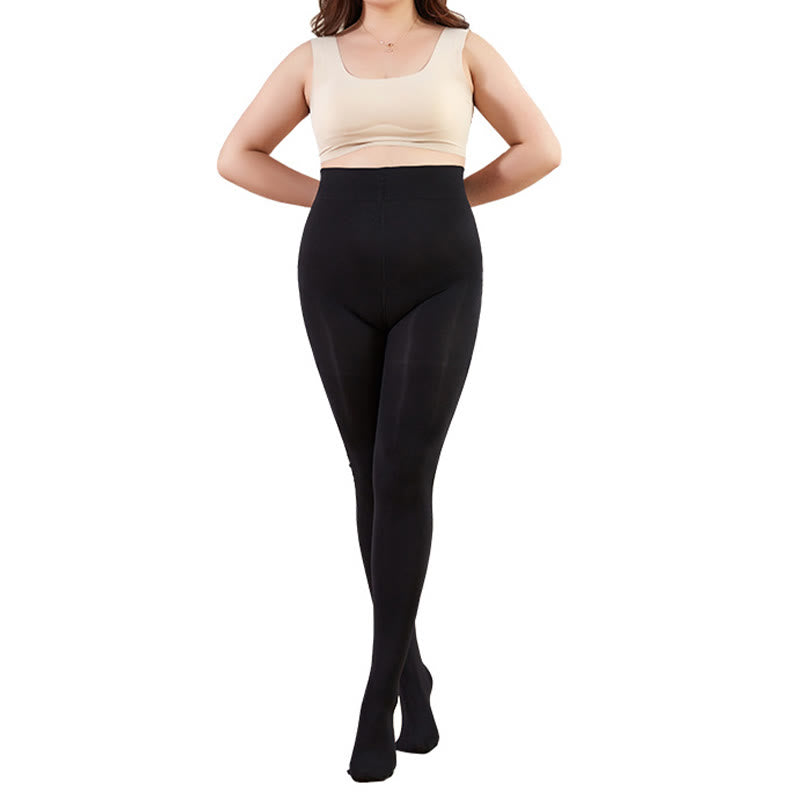 Strumpfhosen mit hoher Taille in Übergröße (2 Paar)