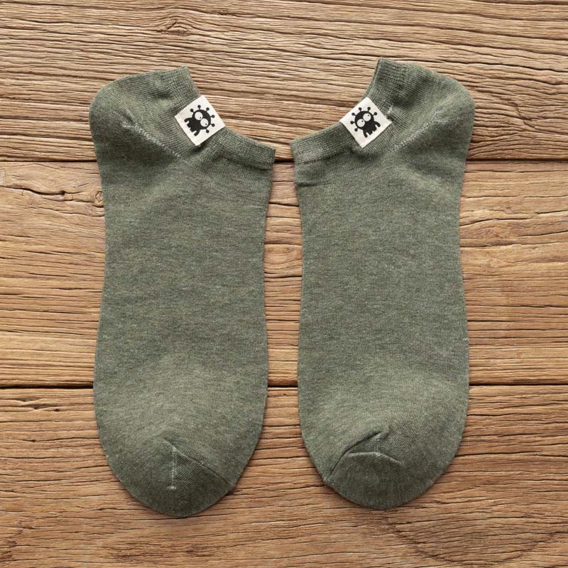 Baumwollsocken mit lustigem Muster in Übergröße (3 Paar)