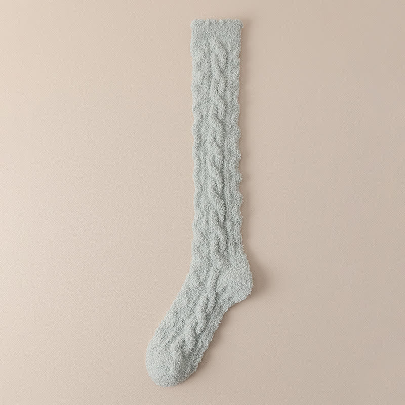 Thermoknöchelsocken aus Korallenfleece (5 Paar) - Hellgrün - Passend für 220 Pfund - image 9