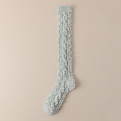 Thermoknöchelsocken aus Korallenfleece (5 Paar) - Hellgrün - Passend für 220 Pfund - image 9