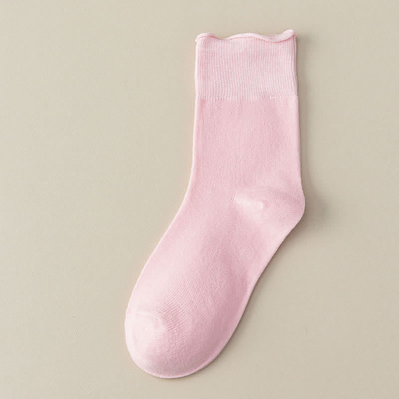 Elastische, einfarbige Viertelsocken in Übergröße (6 Paar)