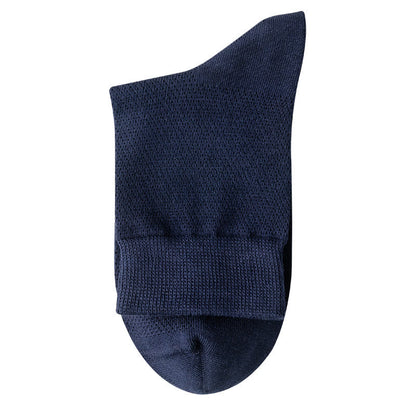 Mehrfarbige Viertelsocken aus Netzstoff in Übergröße (5 Paar)