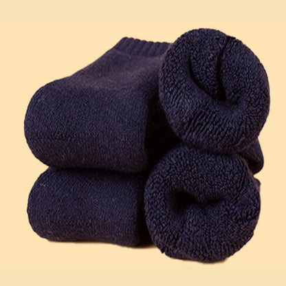 Dicke, isolierte und beheizbare Wintersocken in Übergröße (5 Paar) - Marineblau - EU37-45 (US4-11) - image 17