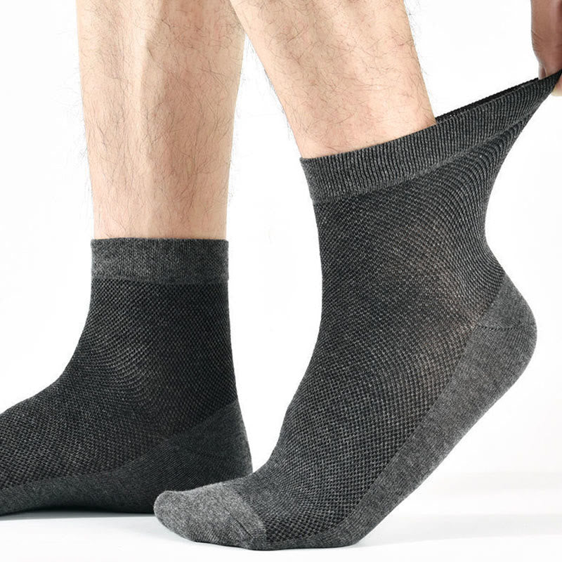 Netz-Viertel-Socken in Übergröße (10 Paar)