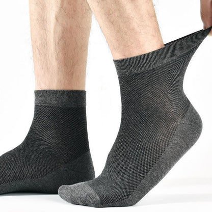 Netz-Viertel-Socken in Übergröße (10 Paar)