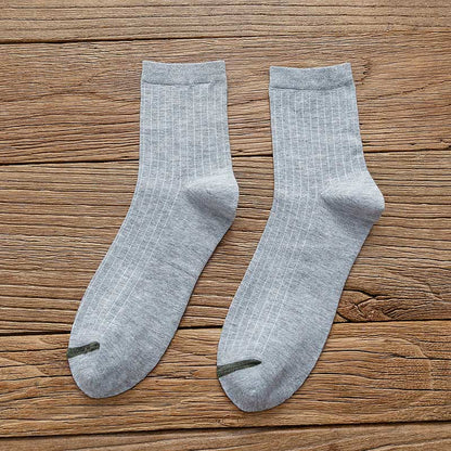 Baumwollsocken in Übergröße, einfarbig (6 Paar)