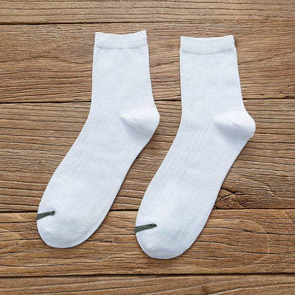 Baumwollsocken in Übergröße, einfarbig (6 Paar)