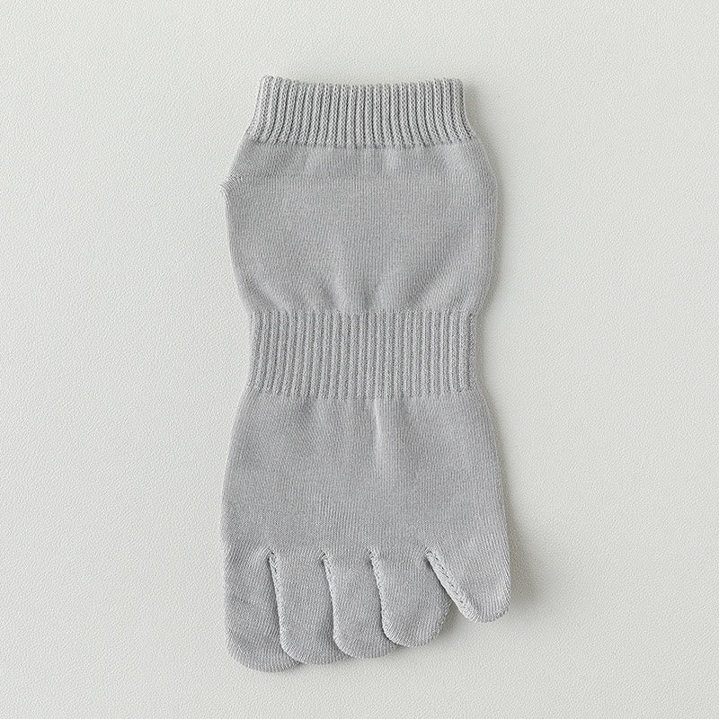 Zehensocken zur Ausrichtung der fünf Zehen (5 Paar) - Hellgrau - EU39-46 (US5-12) - image 17