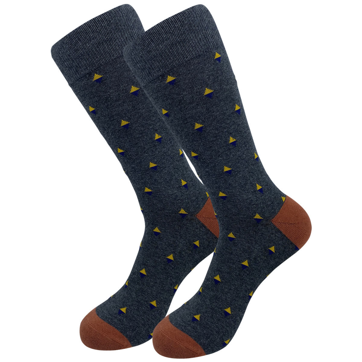 Modische karierte Crew-Socken in Übergröße (5 Paar)