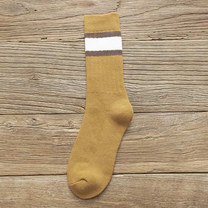 Plus Size Warme, atmungsaktive Viertelsocken (8 Paar) - Gelb - EU37-45 (US4-11) - image 9