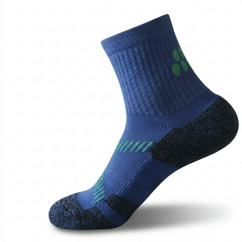 Active Air Knit gepolsterte Viertelkompressionsstrümpfe (3 Paar) - Marineblau - EU39-43 (US6-9) - image 2