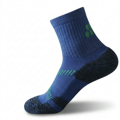 Active Air Knit gepolsterte Viertelkompressionsstrümpfe (3 Paar) - Marineblau - EU39-43 (US6-9) - image 2