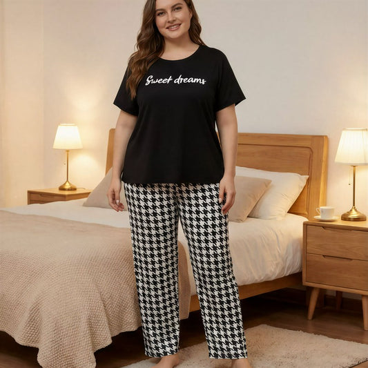 Pyjama-Set „Süße Träume“ - Schwarz - 5XL - image 0