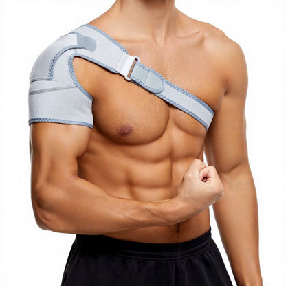 Atmungsaktive Schulterbandage - Grau - Einheitsgröße - image 0