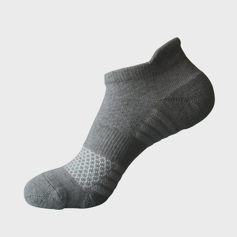 Verdickte Kompressionsstrümpfe aus Baumwollmischgewebe für den Knöchel (5 Paar) - Grau - EU38-43 (US5-9) - image 5