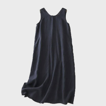 Luftiges Maxikleid aus Baumwolle mit Taschen - image 12