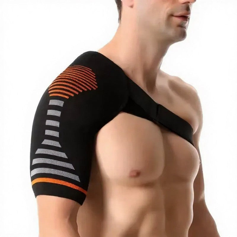 Gestrickte Schulterbandage - Orange - L/XL - image 1