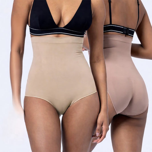 Nahtloser Shapewear-Slip mit hohem Bund und Bauchkontrolle - image 0