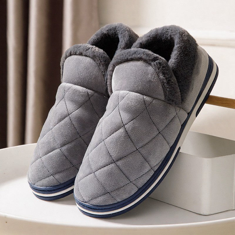 Warme, geschlossene, flauschige Schuhe - Grau - EU49-50 (US13-14) - image 2