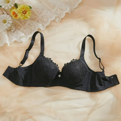Petal Lace Komfort-Bügel-BH - Schwarz - 38 - C - image 10