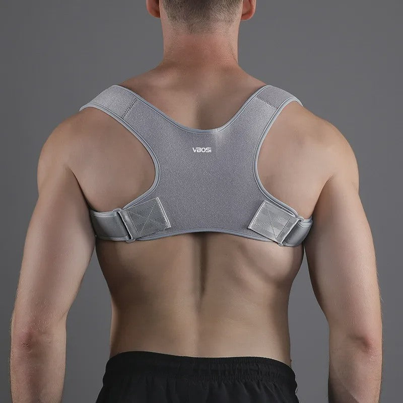 Verstellbarer ergonomischer Rückenhaltungskorrektor - Grau - 2XL - image 3