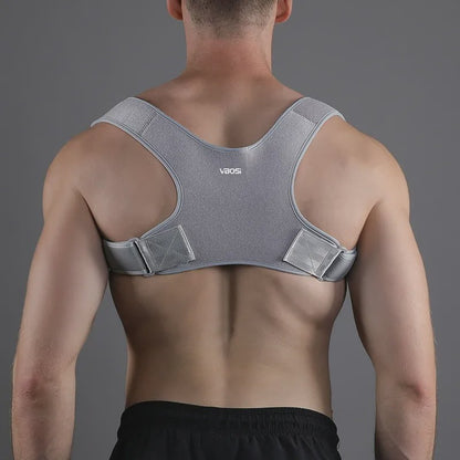Verstellbarer ergonomischer Rückenhaltungskorrektor - Grau - 2XL - image 3
