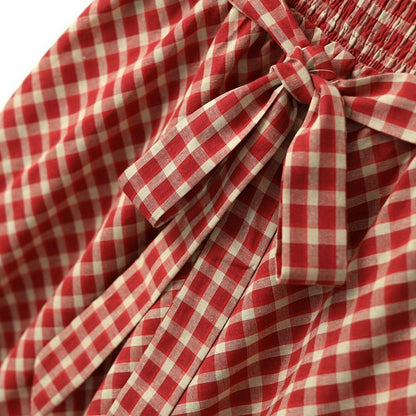 Vintage Maxikleid aus Gingham-Spitze - image 4
