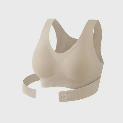 Nahtloser, rückenglättender, kabelloser BH - Nackt - 3XL - image 4