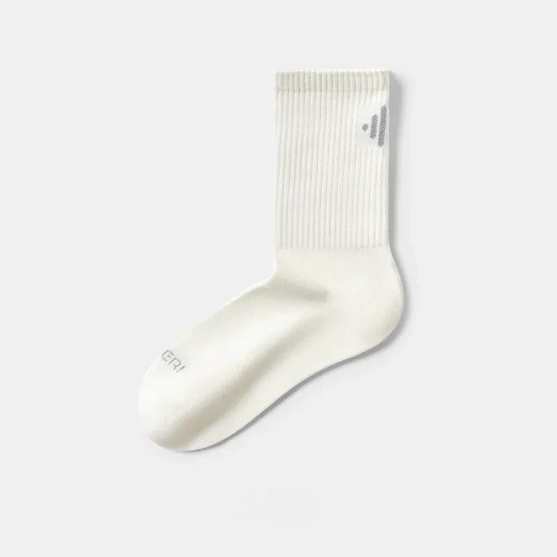 Klassische gerippte Viertelsocken aus Baumwollmischgewebe (4 Paar) - Weiß - EU39-44 (US6-10) - image 6