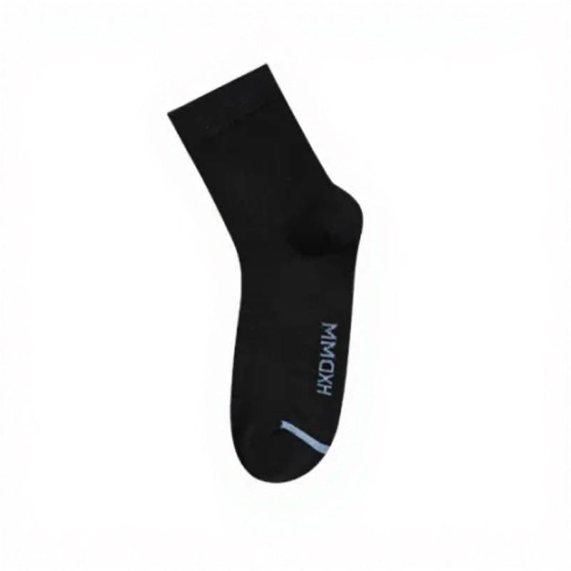 Einfarbige, atmungsaktive Knöchelsocken (3 Paar) - Schwarz - EU45-50 (US11-15) - image 5