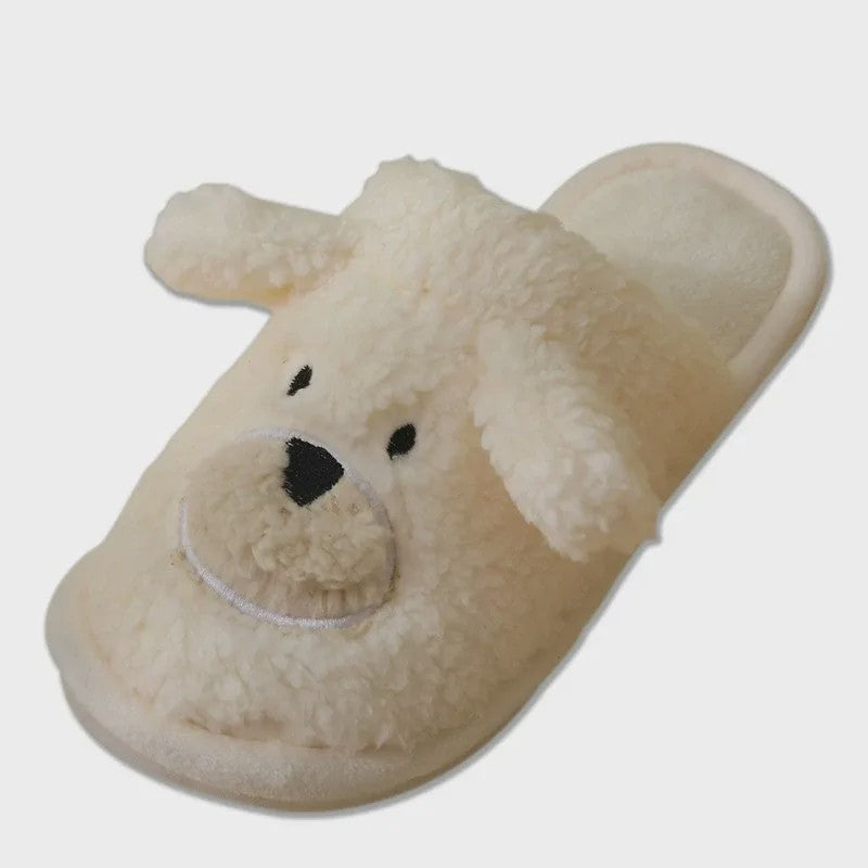 Kuschelige Plüsch-Hausschuhe mit Cartoon-Bär - image 4