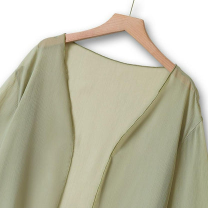 Zweiteiliges Rock-Set mit Salbei-Blumenmuster - image 1