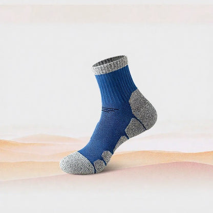 Stoßdämpfende Socken Viertelkompressionsstrümpfe (4 Paar) - Blau - EU39-44 (US6-10) - image 4