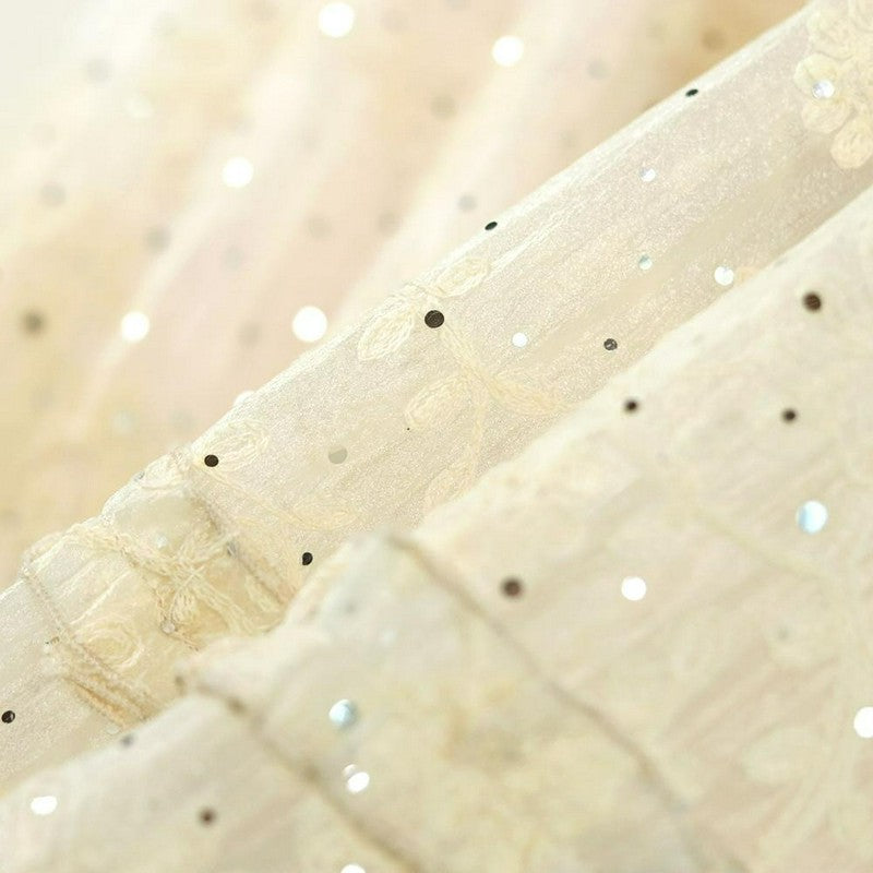 Broderie Anglaise Quaste Resort Midikleid - image 3