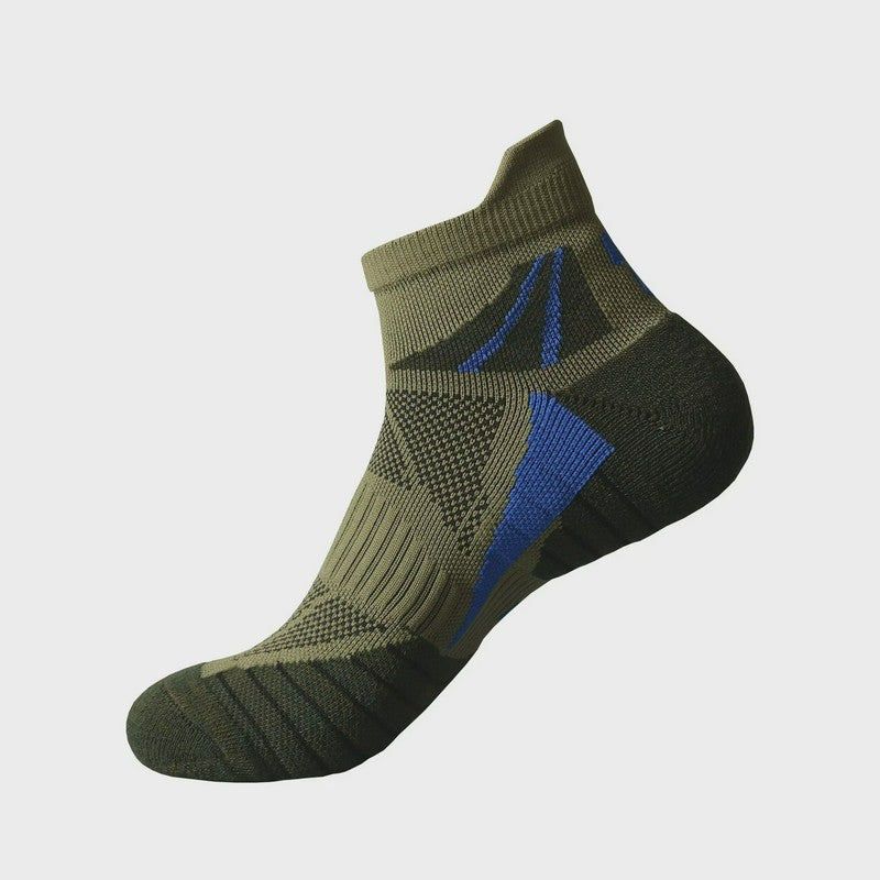 Aktive Mesh-Knöchelkompressionssocken (3 Paar) - Armeegrün - EU39-43 (US6-9) - image 1