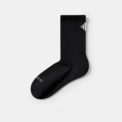 Klassische gerippte Viertelsocken aus Baumwollmischgewebe (4 Paar) - Schwarz - EU39-44 (US6-10) - image 3