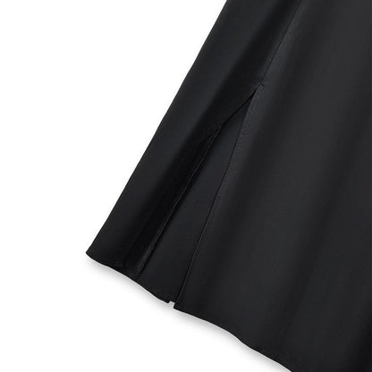 Minimalistisches zweiteiliges Hosen-Set mit eckigem Ausschnitt und weitem Bein - image 4