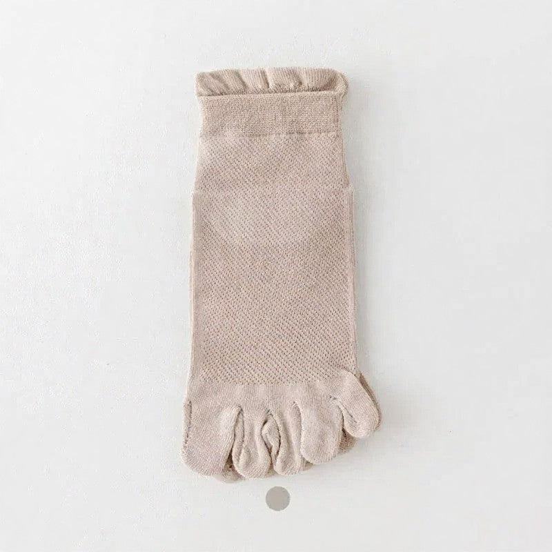 Atmungsaktive Ausrichtungssocken (5 Paar) - Kaffee - EU39-44 (US6-10) - image 6