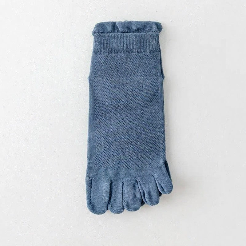 Atmungsaktive Ausrichtungssocken (5 Paar) - Blau - EU39-44 (US6-10) - image 5