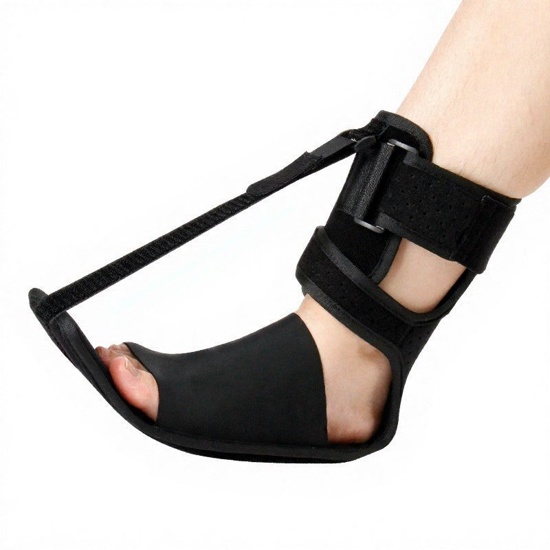 Verstellbare Fußheber-Nachtschiene Knöchelbandage - Schwarz - EU36-45 (US3-11) - image 0