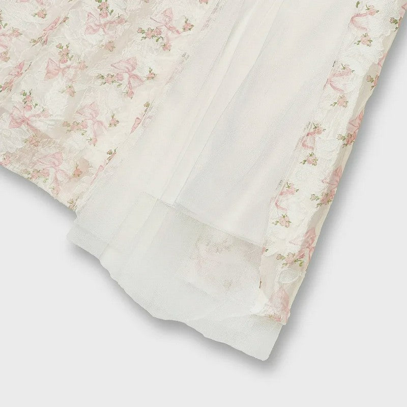 Romantisches Midi-Kleid mit Blumenmuster - image 2
