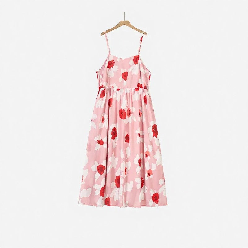 Zweiteiliges Set mit rosafarbenem Blumenmuster - Kleid - 6XL - image 4