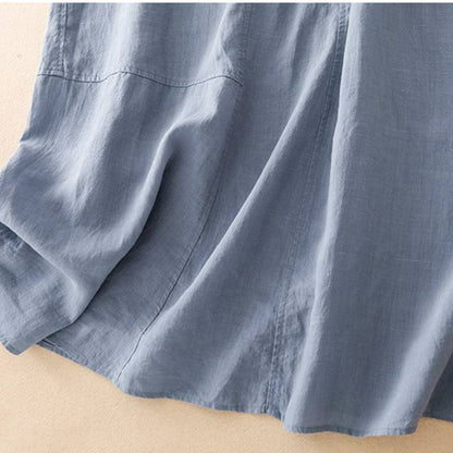 Luftiges Maxikleid aus Baumwolle mit Taschen - image 6