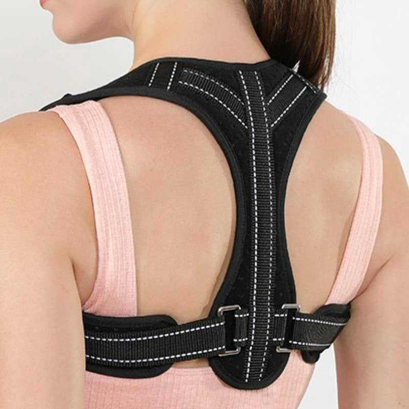 Verstellbarer Rückenstützgürtel zur Haltungskorrektur - Schwarz - 2XL - image 2