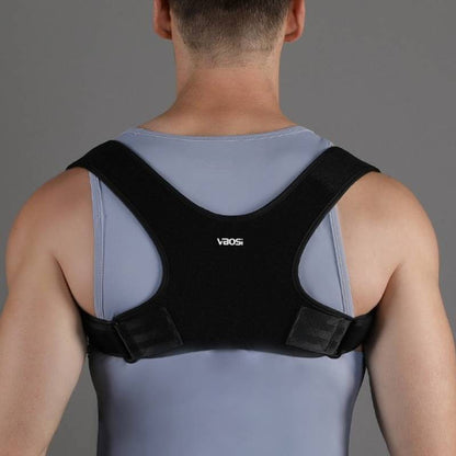 Verstellbarer ergonomischer Rückenhaltungskorrektor - Schwarz - 2XL - image 0