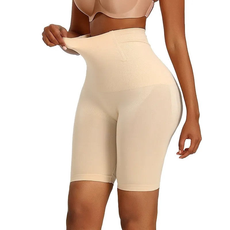 Nahtlose, hochtaillierte, formende Shapewear-Shorts mit mittellangem Oberschenkelumfang - image 4