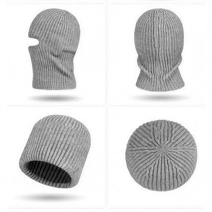 Gerippte Thermo-Wintermütze - image 9