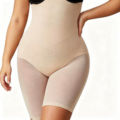 Formgebende Unterbrust- und Bauchkontrolle, Oberschenkel-Shapewear - Nackt - 3XL - image 6