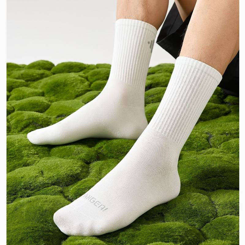 Klassische gerippte Viertelsocken aus Baumwollmischgewebe (4 Paar) - image 2